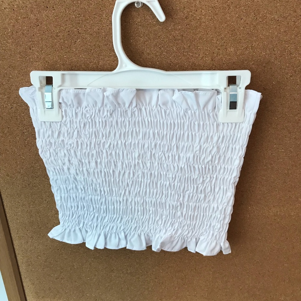 White tube top from Shein
